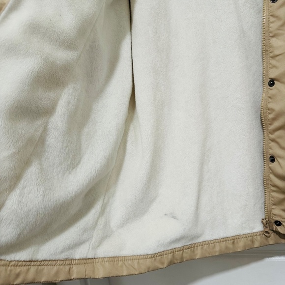 George  Ladies Large   Beige/ Tan Coloured Winter Jacket With Hood - Picture 9 of 9